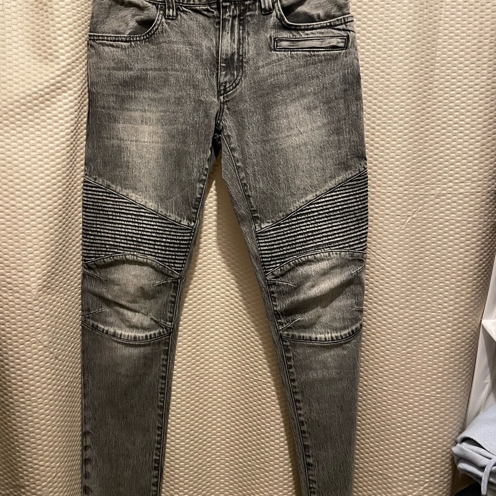 Armani Exchange Men's Charcoal Skinny Jeans